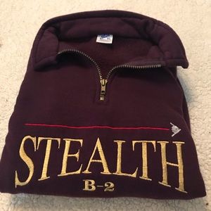 Russell XL maroon sweatshirt B2 stealth Sweatshirt